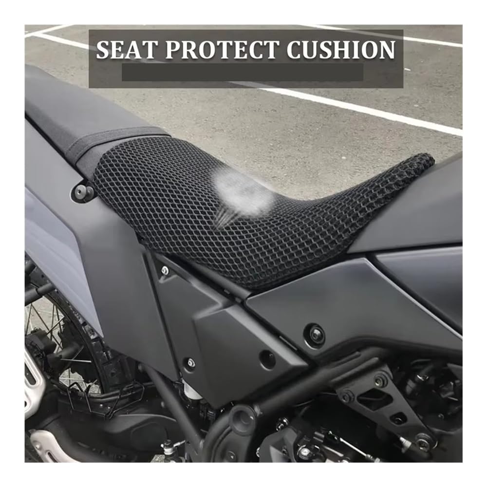 Fodere sedili Moto Per Ya&maha XT600E 2020 Moto Sedile Proteggere Cuscino Copertura Del Sedile In Tessuto Di Nylon Sella Di Raffreddamento Stuoia A Nido D'ape