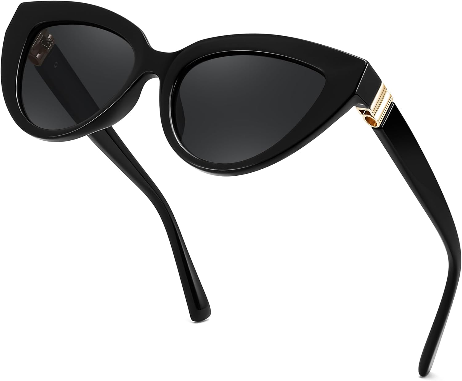 FEISEDY Cat eye Sunglasses with Polarized and UV400 Protection for Women, Retro Stylish for Driving Fishing and Party B0428