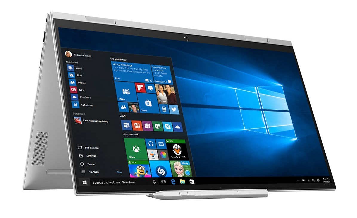 HP Envy x360 Convertible Touchscreen Laptop with Intel i7