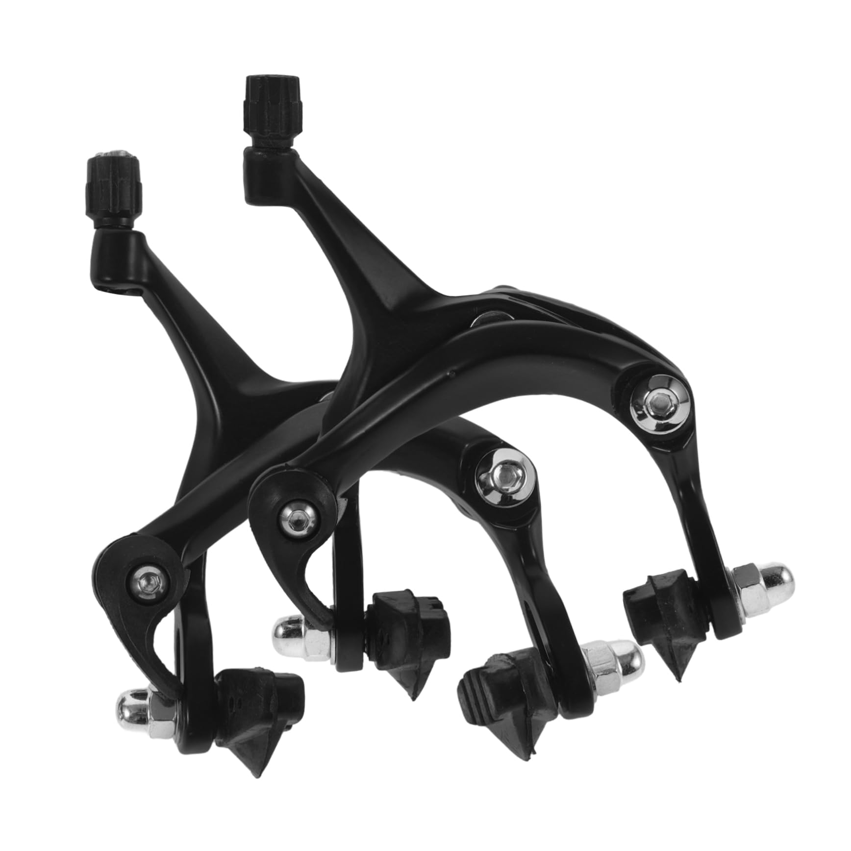 Parliky Replacement Bike Brake Pads and Calipers 1 Pair Aluminum Alloy Bike Brakes for Road Minimize Rim Wear and Noise