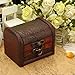 tallahassee Antique Wooden Embossed Flower Pattern Jewelry Box Storage Organizer Gift Decorative Boxes (Style 1)