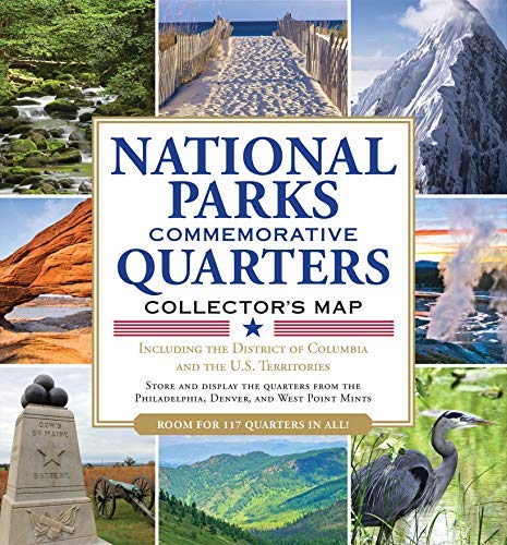 National Parks Commemorative Quarters Collector's Map 2010-2021