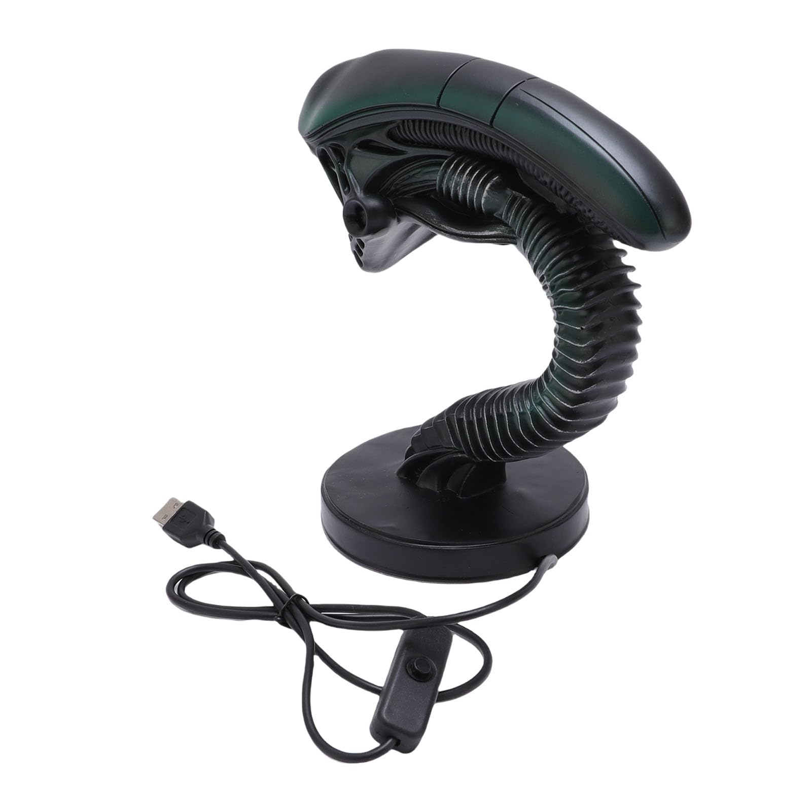 lyrlody Alien Lampada da Comodino da Tavolo in Resina LED Luce Notturna Decorativa per Scrivania Camera da Letto Lettura (stile 1)