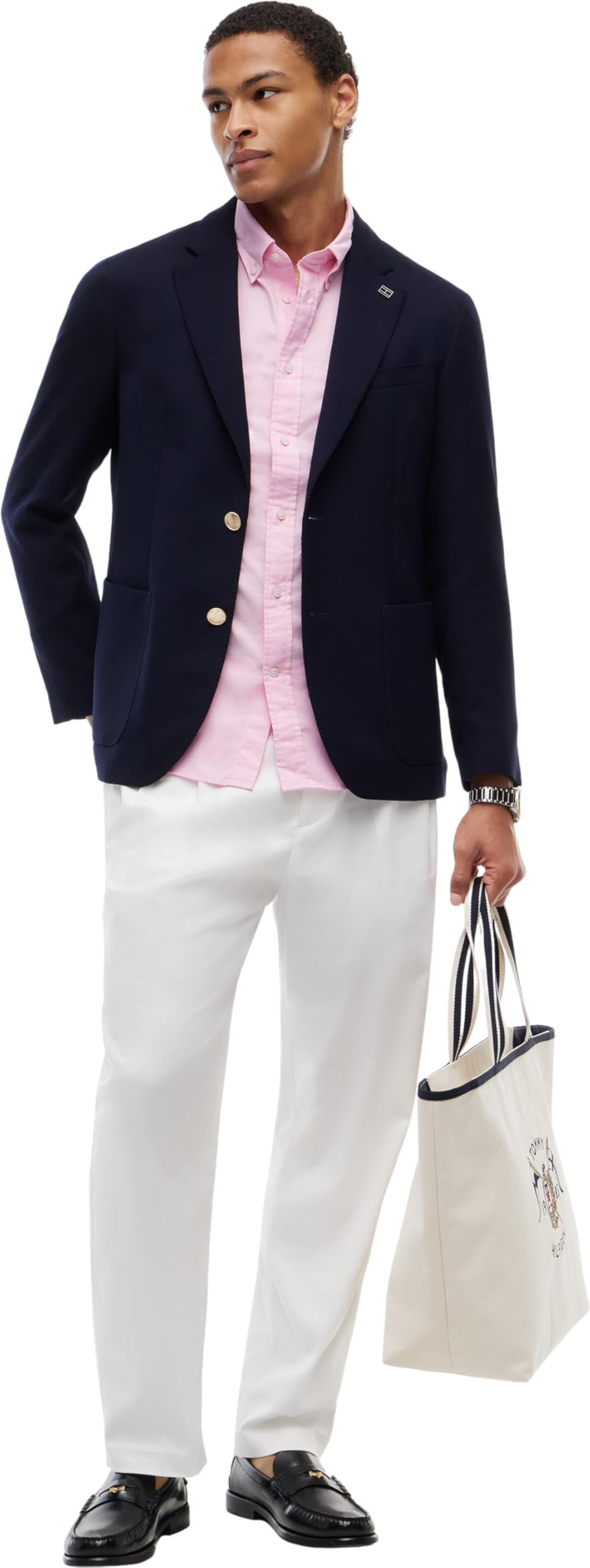 Tommy Hilfiger Light Oxford Solid SS BD Shirt Mw0mw42285 Chemise S/S Homme