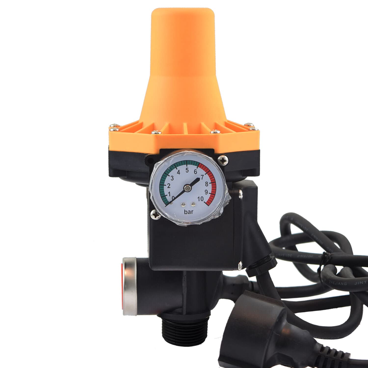 Agora-Tec® Flusso DWv-4, controllo pompa per pompe centrifughe, sommergibili e pozzi profondi, ideale per applicazioni a basso flusso di 1 l/min (servizi igienici e sistemi di irrigazione)