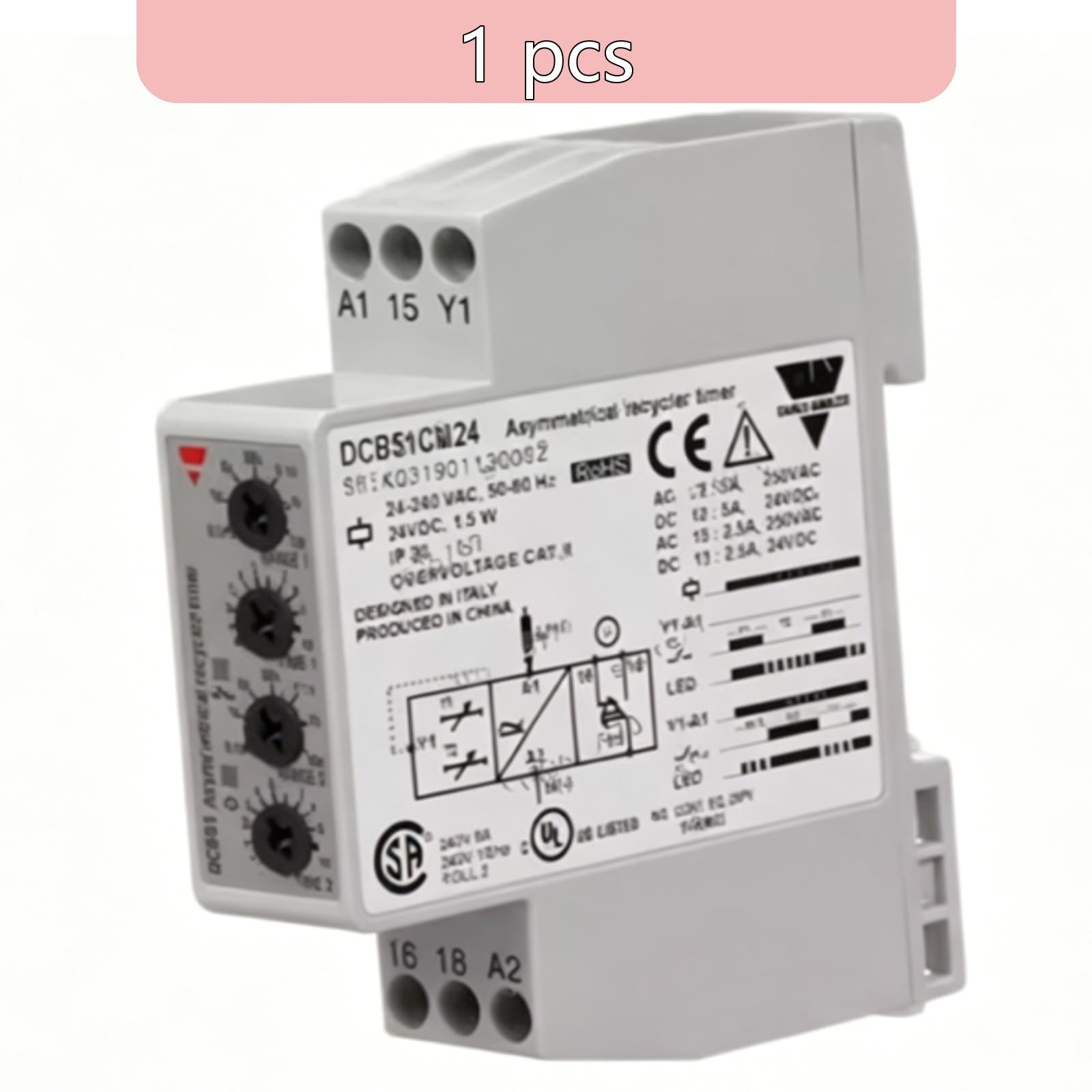 Relé De Arranque Del Compresor Del Refrigerador, 1 Uds. DCB51CM24, Relé De Tiempo De Retardo De Ciclo Asimétrico, Arranque De Piezas Del Refrigerador Del Compresor