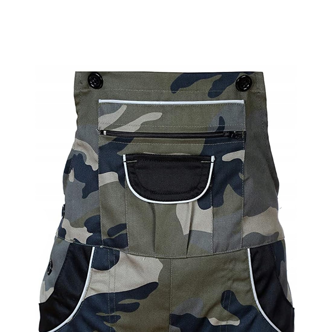 CXS Pinocchio/Woody/Camo/Casper Salopette de Travail pour Enfants, Pantalons de Travail pour Enfants, Pantalons de Jardin