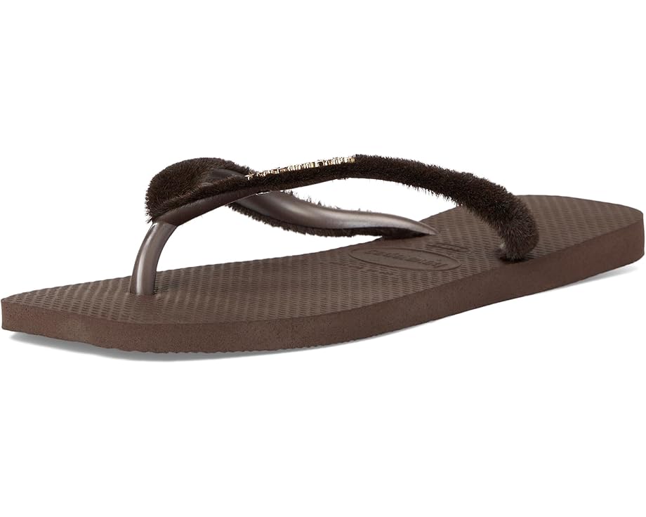 Slim Square Velvet Sandals