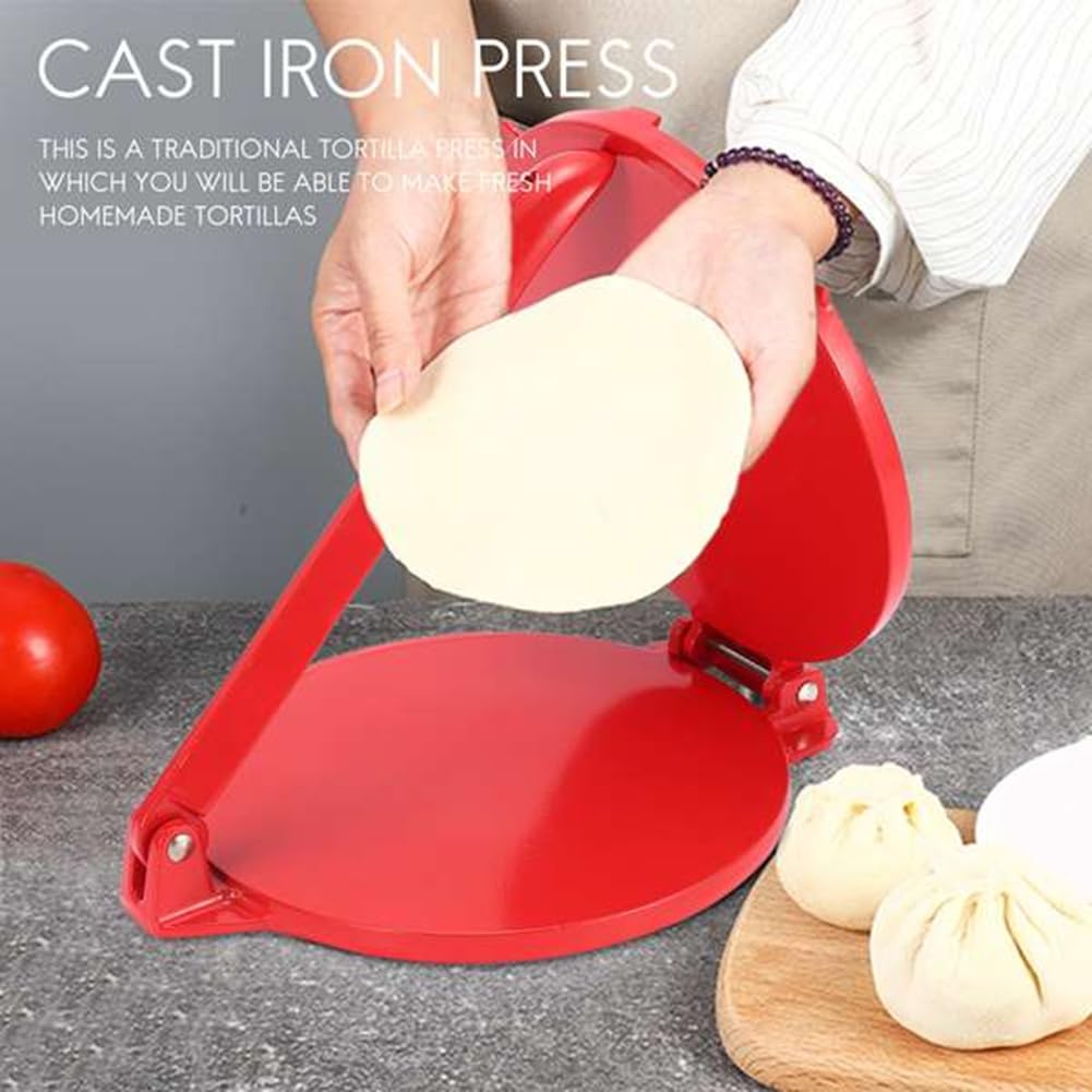 Pressa per tortilla da 30,5 cm, per quesadilla, tortilla, macchina per tortilla, macchina per empanada, tortillas, chapati