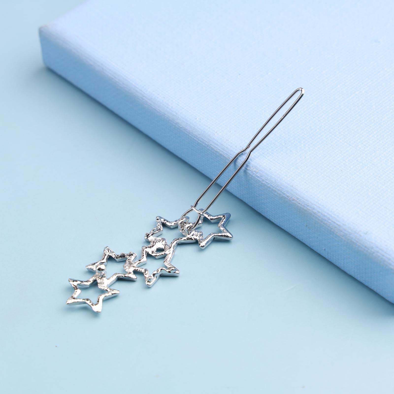 Amazon.co.jp: Yienate Stars ヘアクリップ バレッタ ヴィンテージ