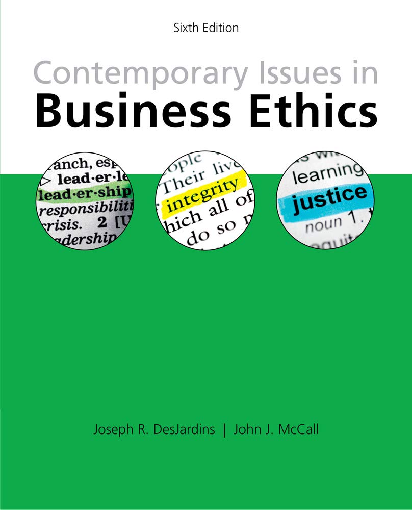 CONTEMPORARY ISSUES IN BUSINESS ETHICS