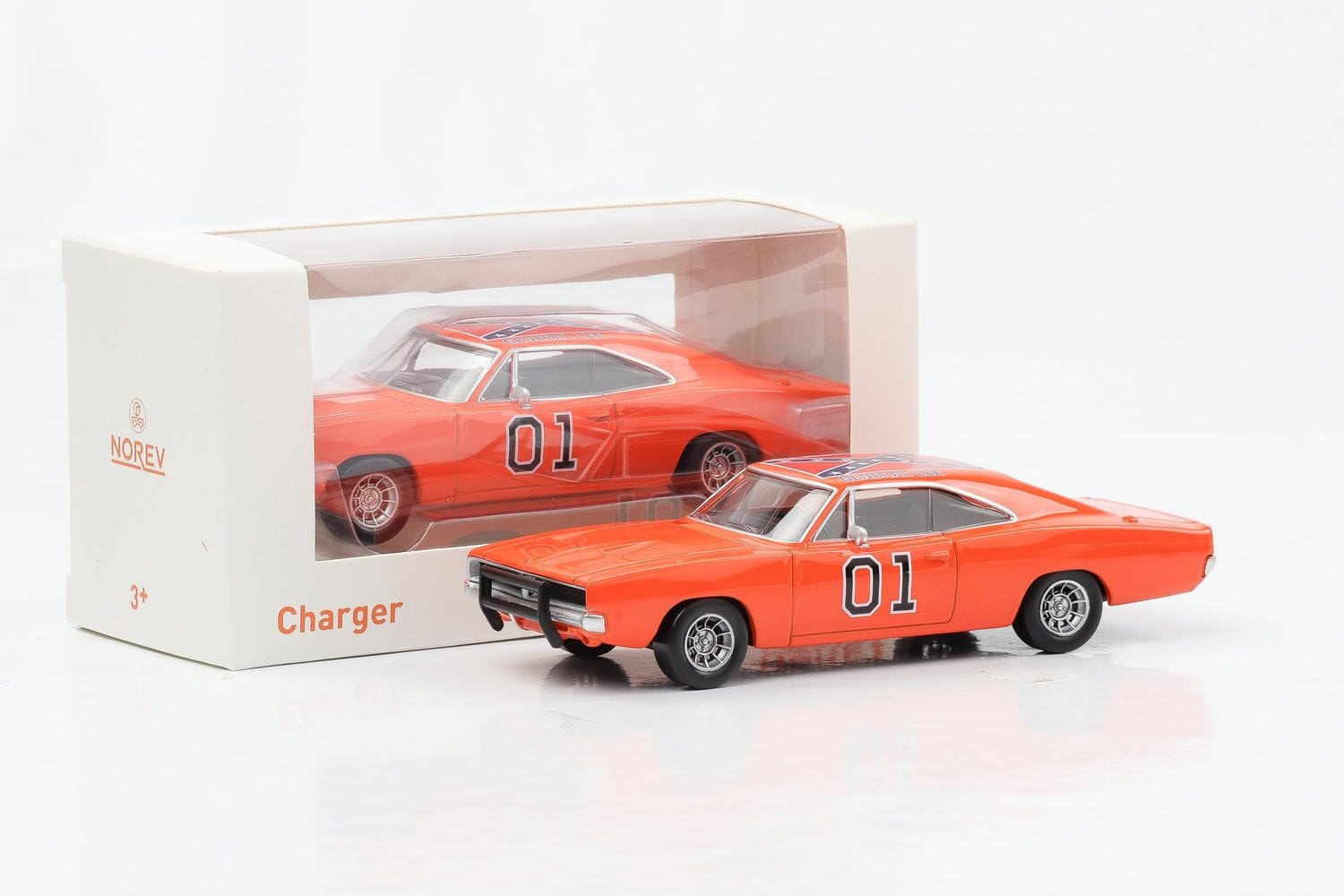 CARICABATTERIE DODGE 1969 Duke's Of Hazzard General Lee Scala 1/18 2003 - Foto 3
