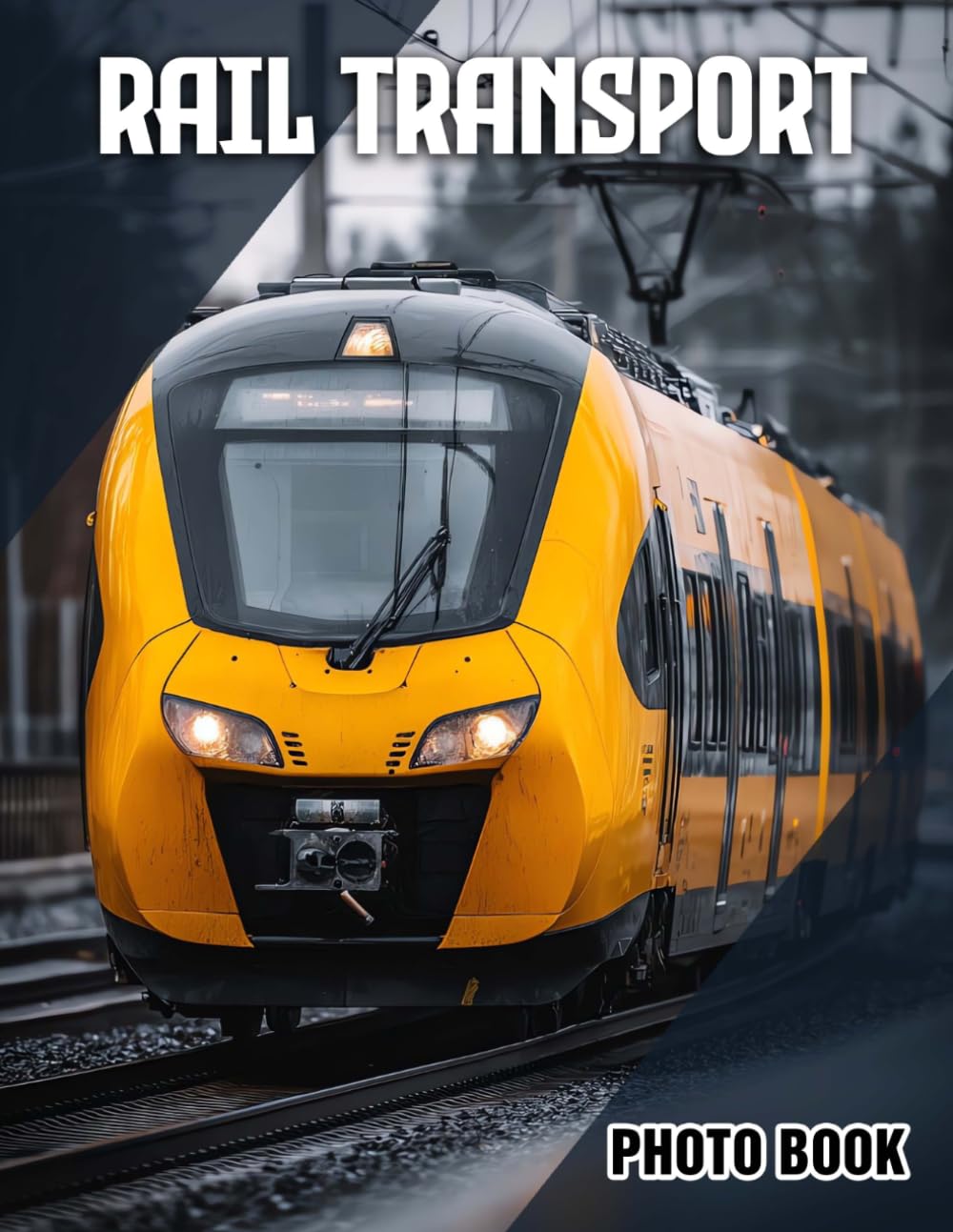 Rail Transport Photo Book: Train Photography Collection Featuring Various Railway Vehicles | Perfect Gift For Train Enthusiasts And Travel Lovers