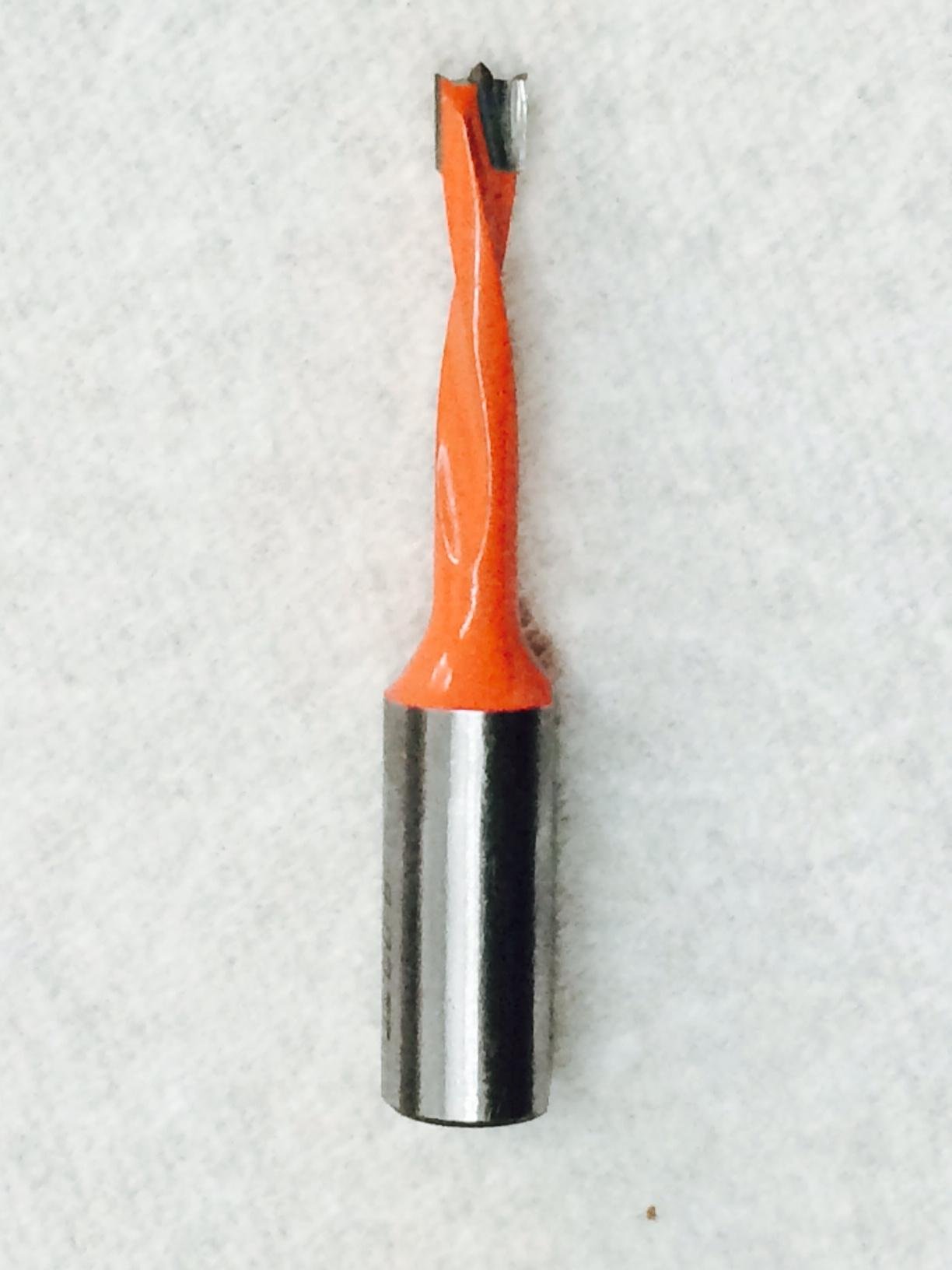 5mm Left Hand Carbide Tipped Brad Point Boring Bit with 10mm Shank- 57mm Length