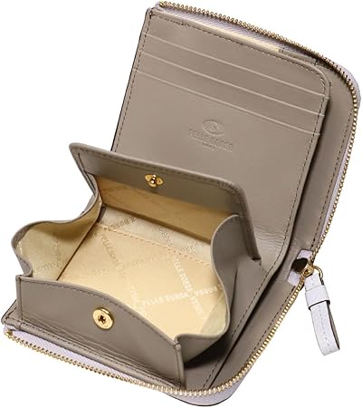 Amazon | [ペレボルサ] 財布 二つ折り財布 L字ファスナー ミニ