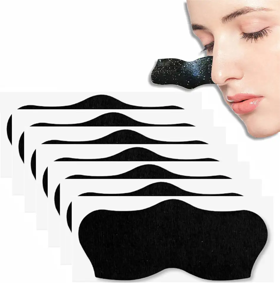 24 Unidades Máscara Adesivo Removedor de Cravos a Base de Carvão de Bambu Limpeza Profunda dos Poros