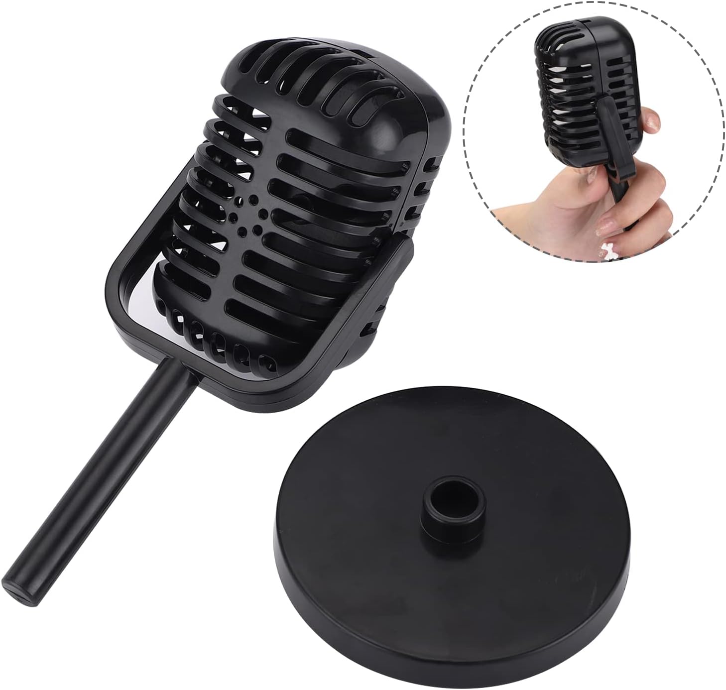 Buy Facmogu Vintage Microphone Prop, Plastic Fake Microphone, Retro