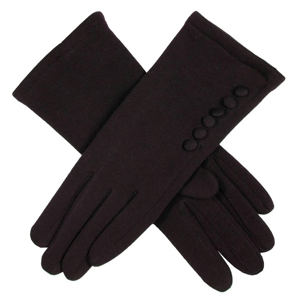 Dents Womens Touchscreen Mid-Arm Thermal Gloves - Mocca Brown