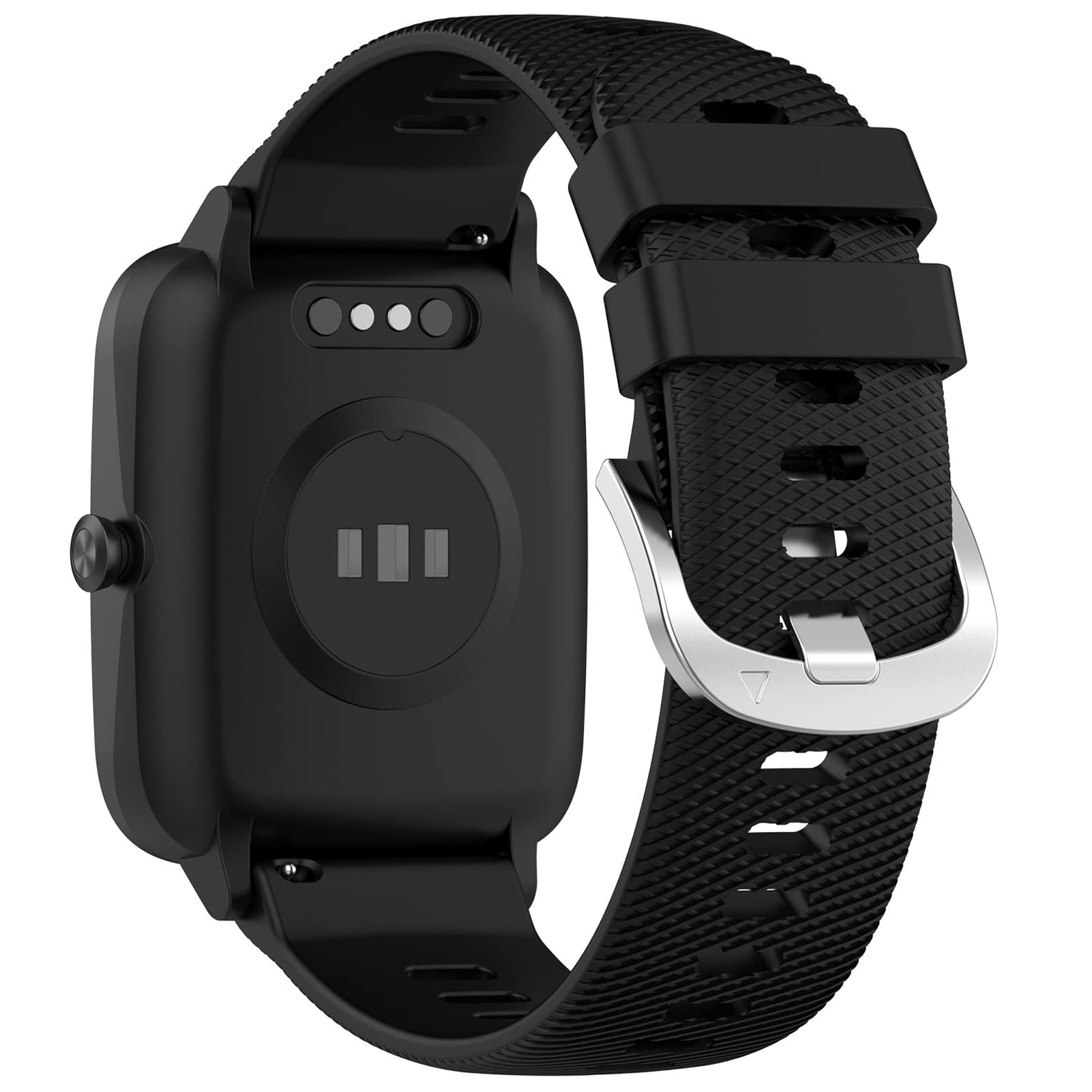 19mm Replacement Band Compatible with Boat Watch STORM, Replacement Silicone Wrist Strap Bracelet Band for Man and Woman, Soft And Durable(Black)