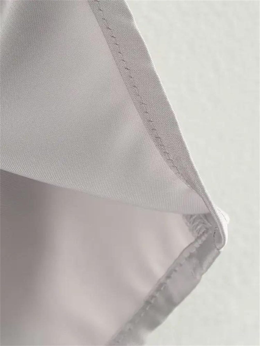 Camicia da donna in raso di seta multicolore a maniche lunghe a righe scozzese tinta unita casual vestibilità ampia camicia