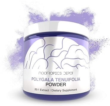 Nootropics Depot Polygala tenuifolia Powder | 60 Grams | 201 Extract | Yuan Zhi | Promotes Cognitive Function, Learning and Memory | Supports Healthy Stress Levels | Adaptogen Supplement