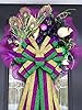 Hying Mardi Gras Ribbons for Wreath Bows, 2.5"10 Yards Fat Tuesday Wired Edge Glitter Gold Purple Green Ribbons for Crafting New Orleans Carnival Party Decoration Supplies #5
