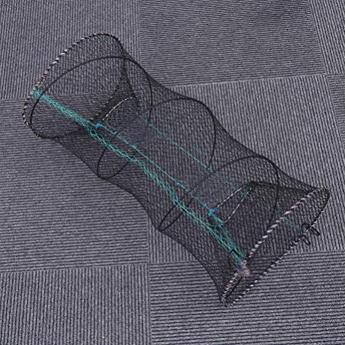 BESPORTBLE Redes de pesca para castiços, armadilha de caranguejo, lagosta, camarão, rede dobrável de