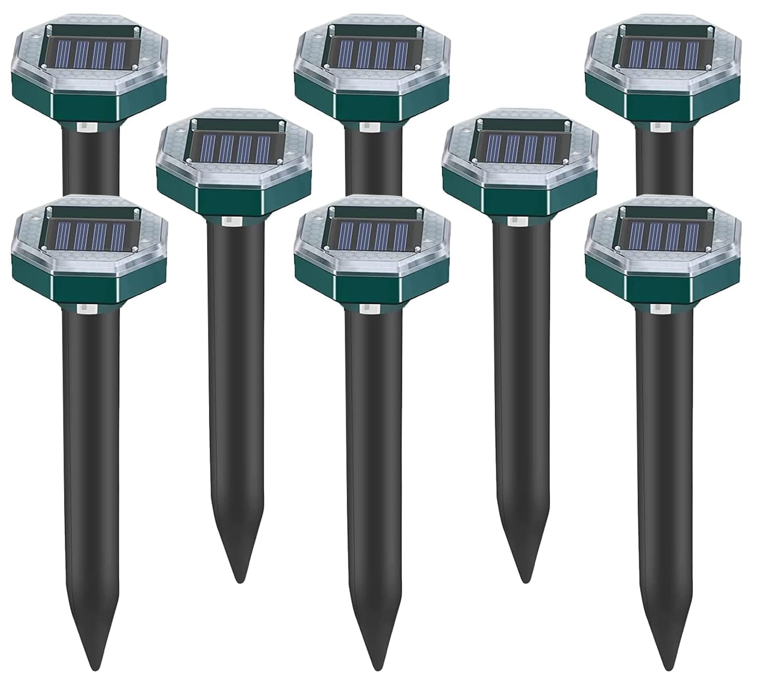 Maulwurf Vertreiber, Wasserfester Maulwurfsvertreiber Solar-Ultraschall Maulwurfschreck zur Vertreibung von Maulwürfen, Erdhörnchen und Wühlmäusen aus Gärten und Grünanlagen