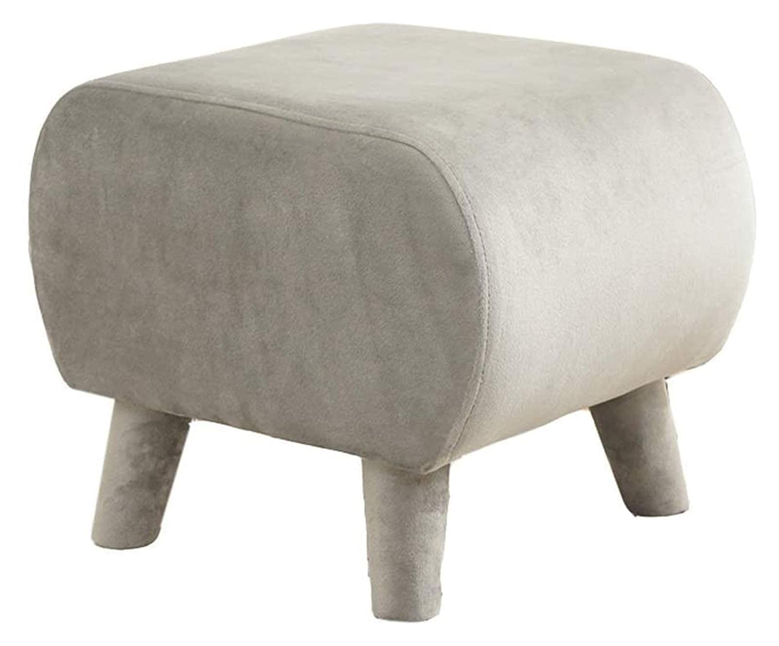 Tabouret bas en tissu premium : une assise coussin au design soigné