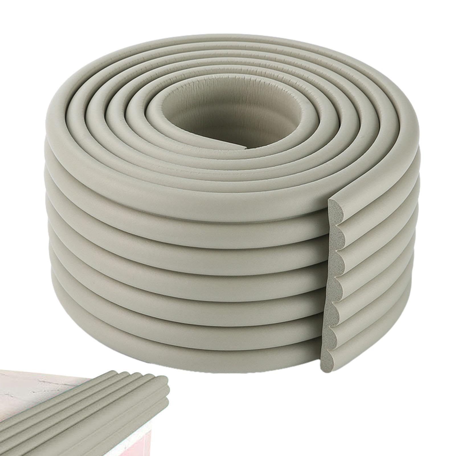 Soft Foam Furniture Edge Guard and Protection Bumper Strip for Fireplace Safety - Versatile Corner Padding Protection