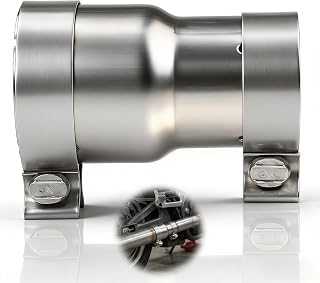 Auspuff Reduzierstück Edelstahl 304 Rohrverbinder Verbinder 140mm Auspuffschelle 45-51mm Reduzierverbinder Reduzierung Verbindungsstück Rohrreduzierung Rohrverbinder Abgasrohrverbinder Auto