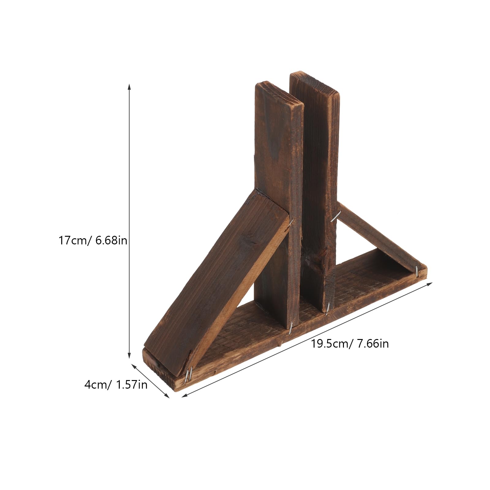 VANZACK 2 Piezas Base De Valla De Madera Maciza Soporte De Enrejado De Jardín Separador De De Madera Base De Fijación De Valla Soporte De a De Interior a Pequeña