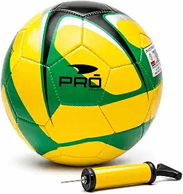 Bola de Futebol PVC Reforçado Tamanho 5 – Society, Campo e Recreação Infantil e Adulto, Costura Dupla Resistente + Bombar de Ar