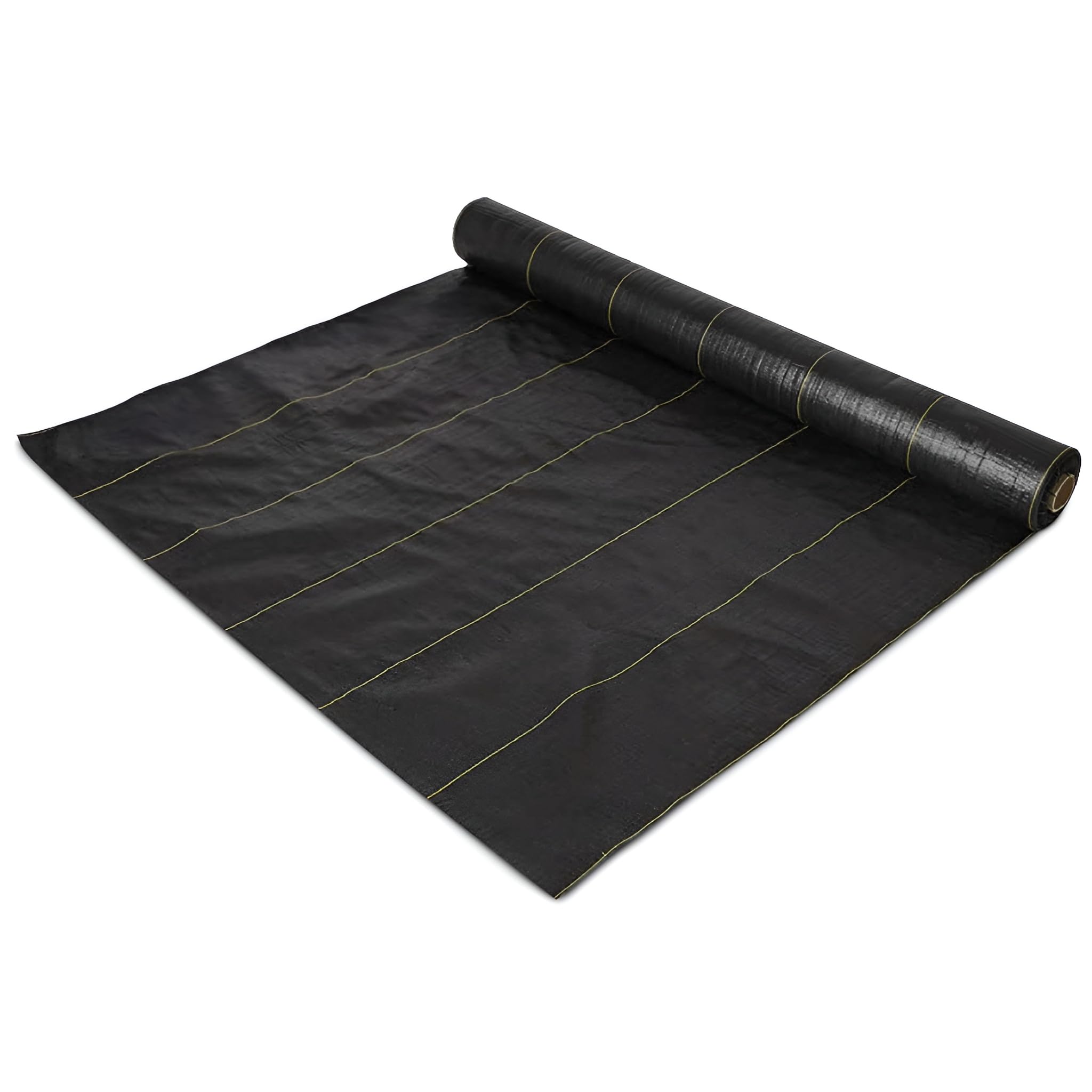 Dewitt Sunbelt Woven Ground Cover, 3.2 oz, Black, 4' x 100' - Durable Weed Barrier Fabric for Greenhouse, Garden, Outdoor Display & Landscaping
