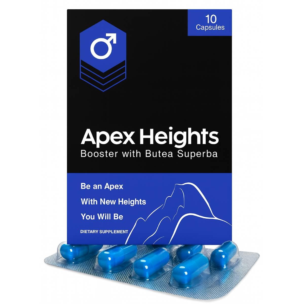 - Apex Heights, Energy Supplement, Butea Superba Helps Higher Levels of Vitality - Pack of 10