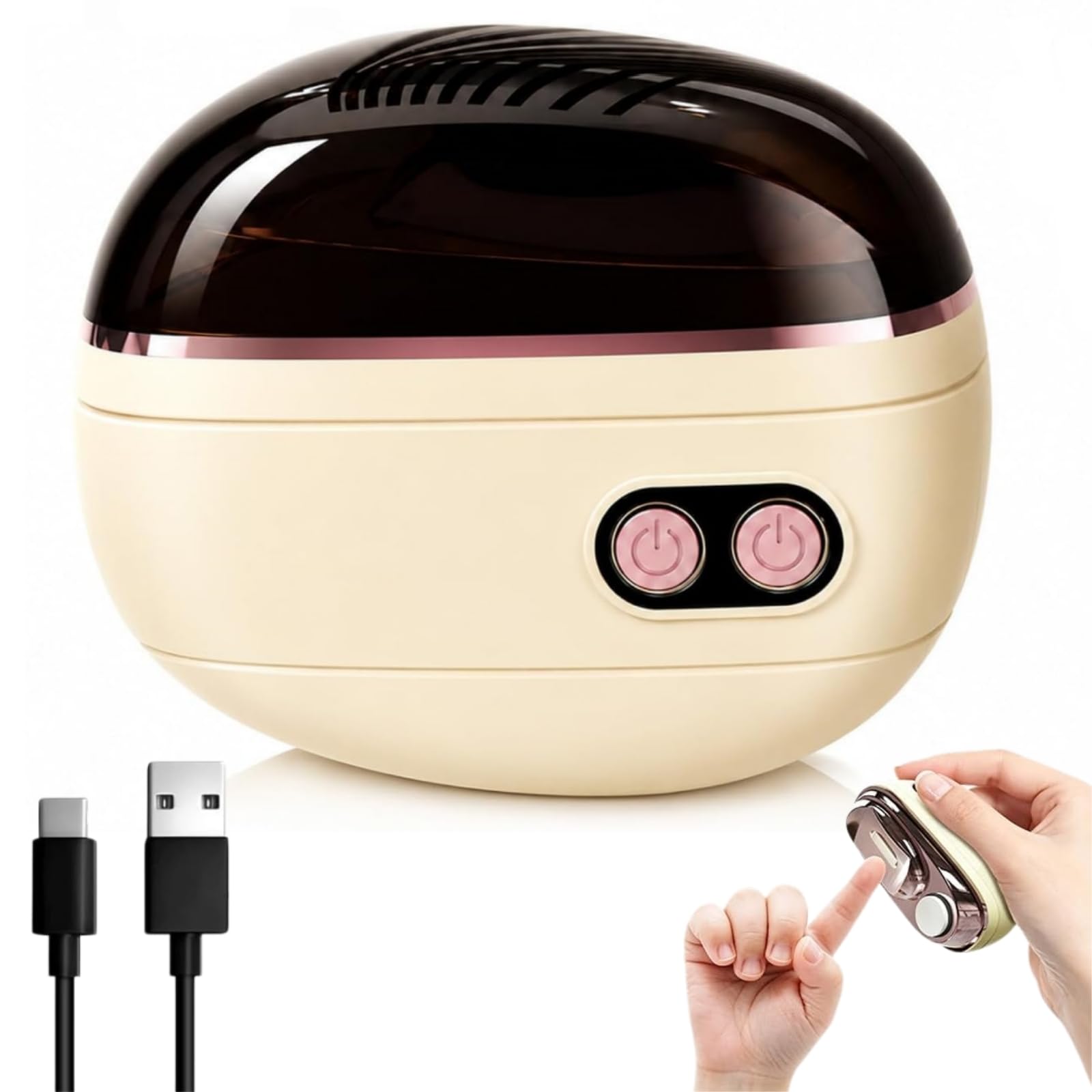 2-in-1 Smart Electric Nail Clipper & Polisher