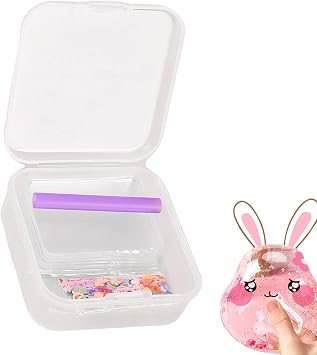 Bubble Maker, Nano Tape Bubbles, Multipurpose Transparent Poster Tape, Handmade Glitter & Straw Design, DIY Craft Kit for Kids