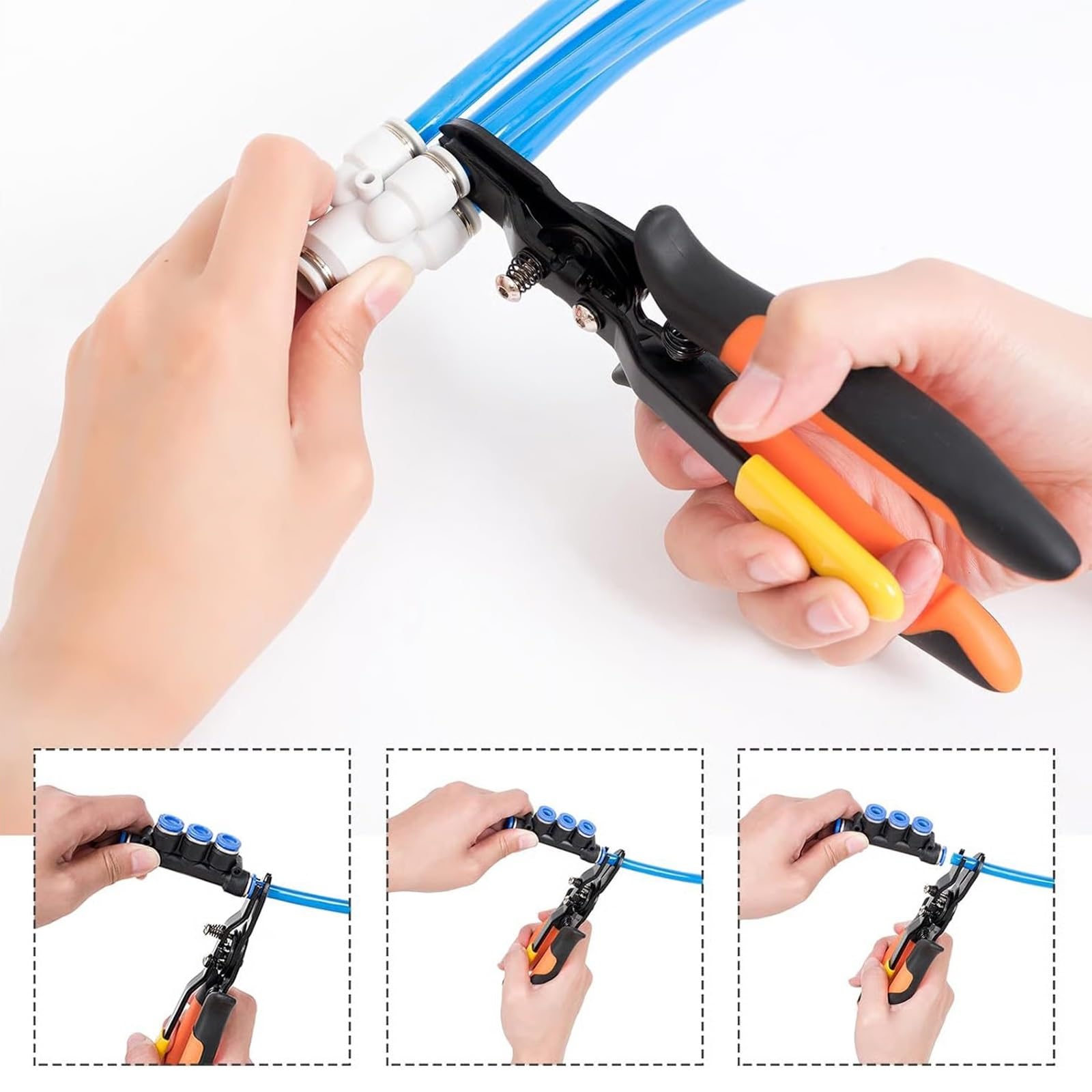 Herramienta Para Extraer Conectores De Mangueras De Aire, Herramienta Para Desconectar Racores De Conexión Rápida De Líneas De Aire, Racores De Conexión Rápida Para Mangueras Neumáticas(3PCS)