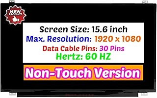 BTSELSS for Dell Precision 7530 FHD 1920 * 1080 30 pin 60 Hz 15.6" LCD Non-Touch Screen Replacement Display Panel (with Tabs)