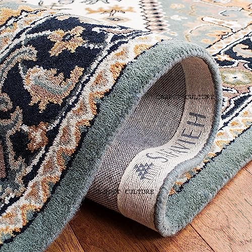 Image of Carpet Mahal Handmade Handwoven Tufted Made of 100% Soft Blended Wool Export Quality Carpets with 1 Inch Thickness (7x10 Feet) Color Multi