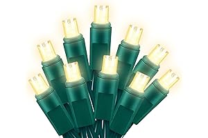 Recast Your Festivities with 25ft 50 Counts Warm White LED Christmas Lights