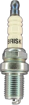 Silver Racing Spark Plug by Brisk