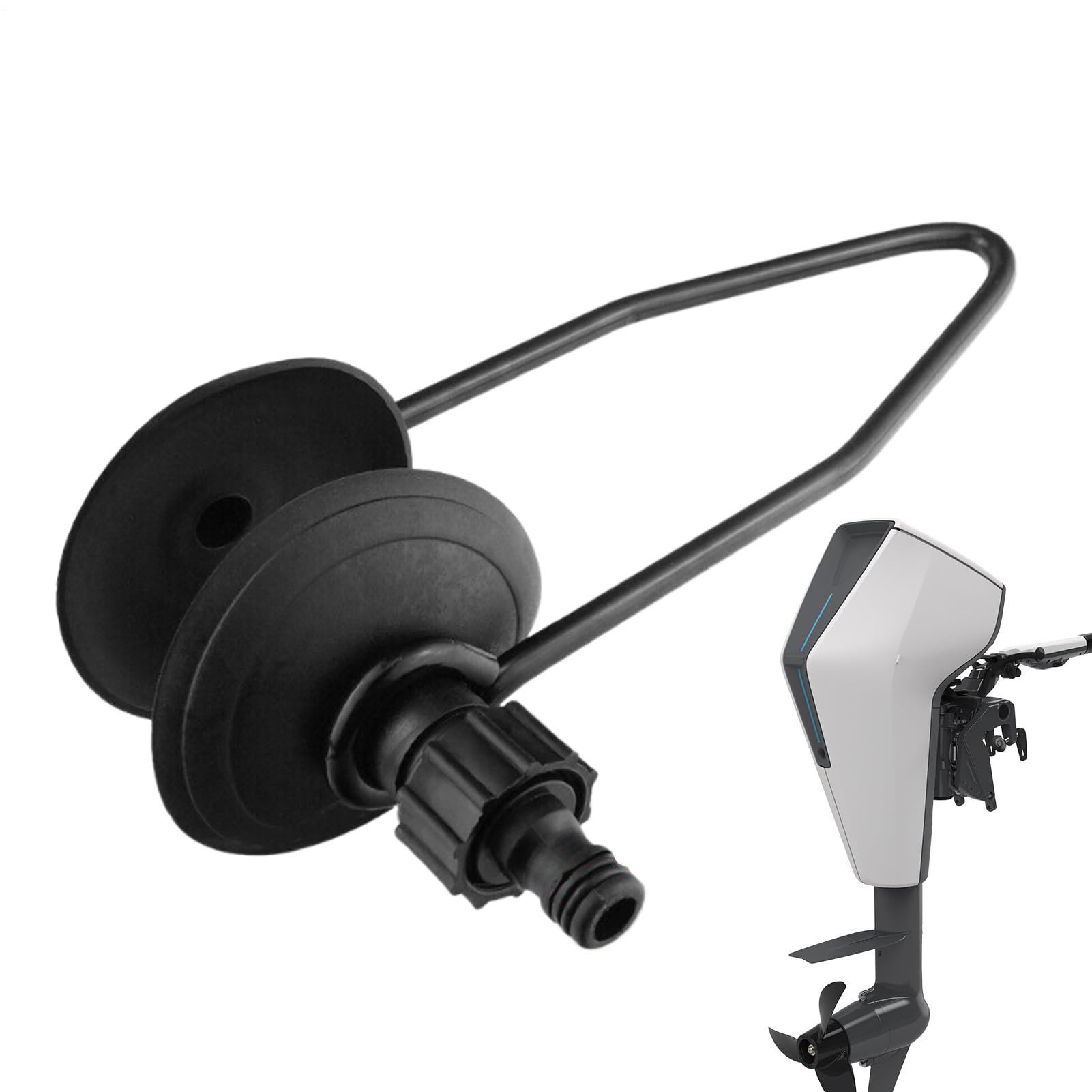 Outboard Motor Protective Hoods, Cleaning Accessories for Outboard Motors, Boat Washing Machines for Maintenance Board Coast Guard Shore Lake Marine