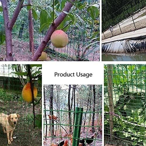 Recinzione in rete metallica antiruggine – ideale per forniture agricole e uso domestico da giardino, design rivestito durevole per la protezione del frutteto