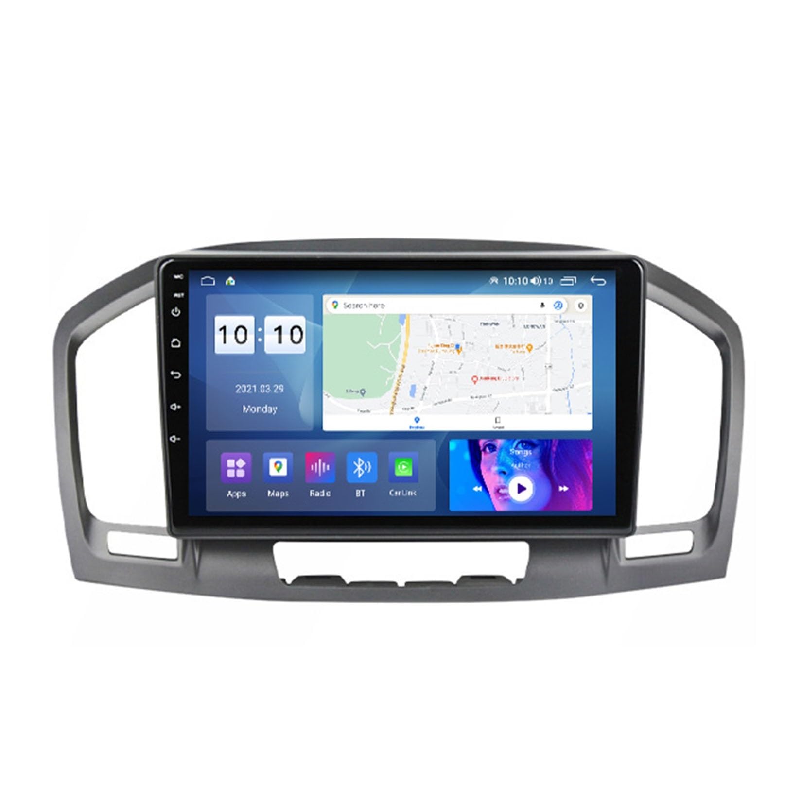 Odtwarzacz samochodowy z Androidem 15, 9-calowym ekranem dotykowym, nawigacja GPS Dla Buick Regal 2008-2013 Radio samochodowe, akcesoria samochodowe, obsługa sterowania z kie HM601 4 Core Wifi 1+16GB