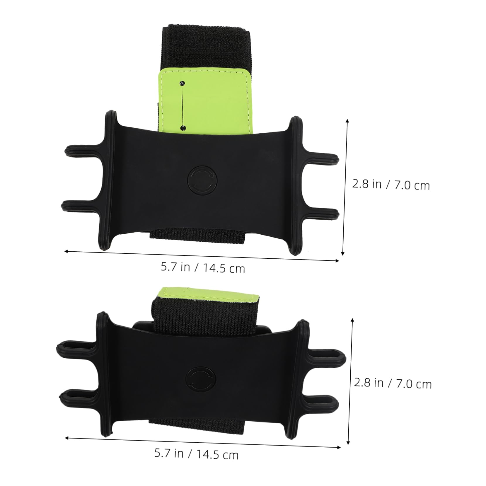 iplusmile 8pezzi Porta Telefono Da Corsa Per Polso e Braccio Supporto Mobile Con Rotazione Per Allenamenti e Attività Sportive Polso Braccio
