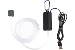 USB Aquarium Air Pump | Ultra Durable & Quiet | Small Air...