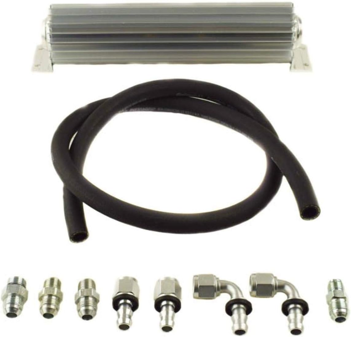 Performance Steering Components HK2098 #8 Return Line Hose/Cooler Kit for JK