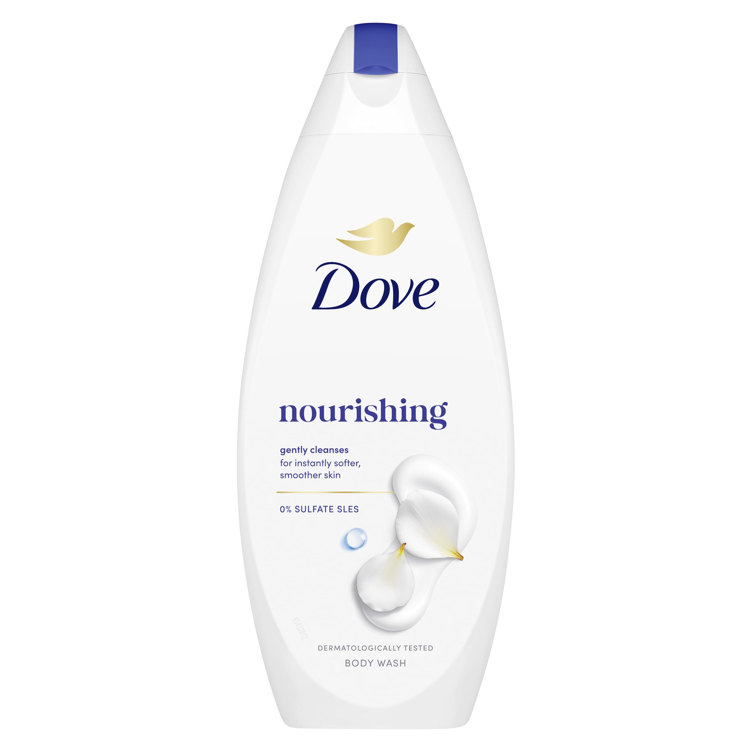 Dove Hydrate Body Wash - 225ml - 3 Pack - Sulfate Free - For Softer Smoother Skin