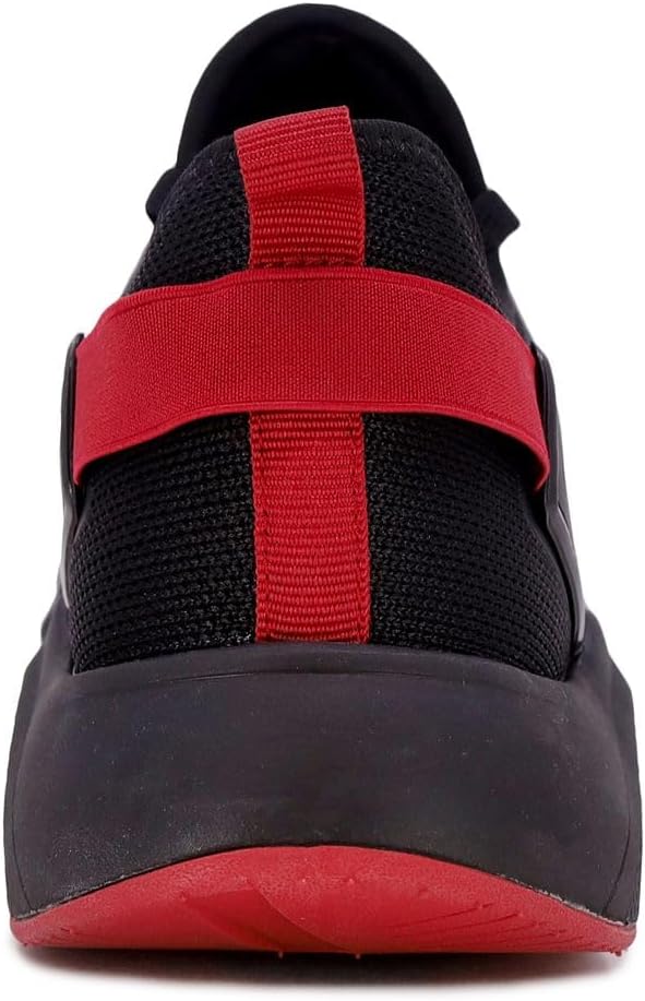 Nautica Men's Sneakers: Athletic, Comfortable, Casual Lace-Up Fashion Walking Shoes 7.5 Black Red Andino 2
